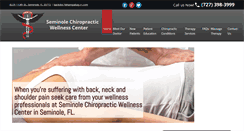 Desktop Screenshot of chiropractorstpete.com